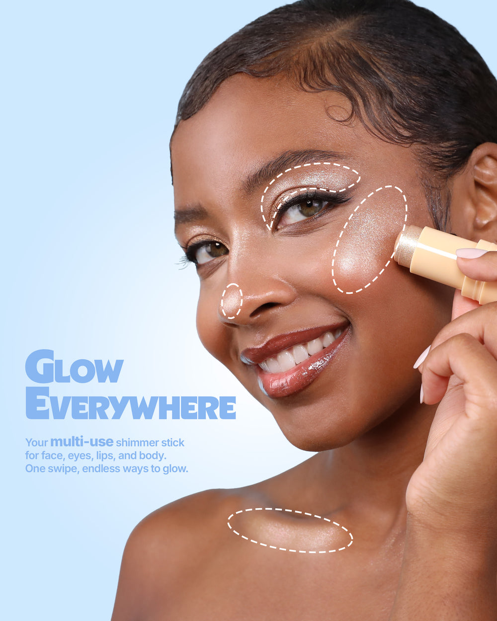 MOIRA Icy Glow Jelly Stick / 3pcs pack