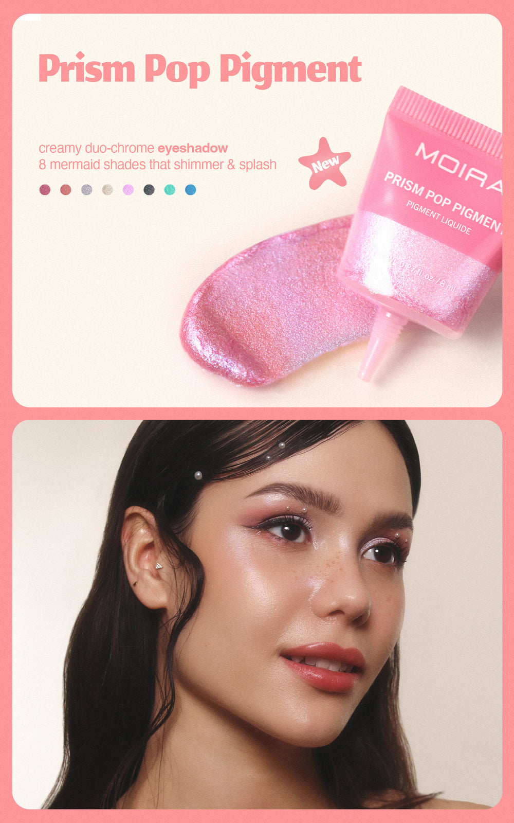 MOIRA Pris Pop Pigment w/ Display PPPSET | 48pcs Display + Tester