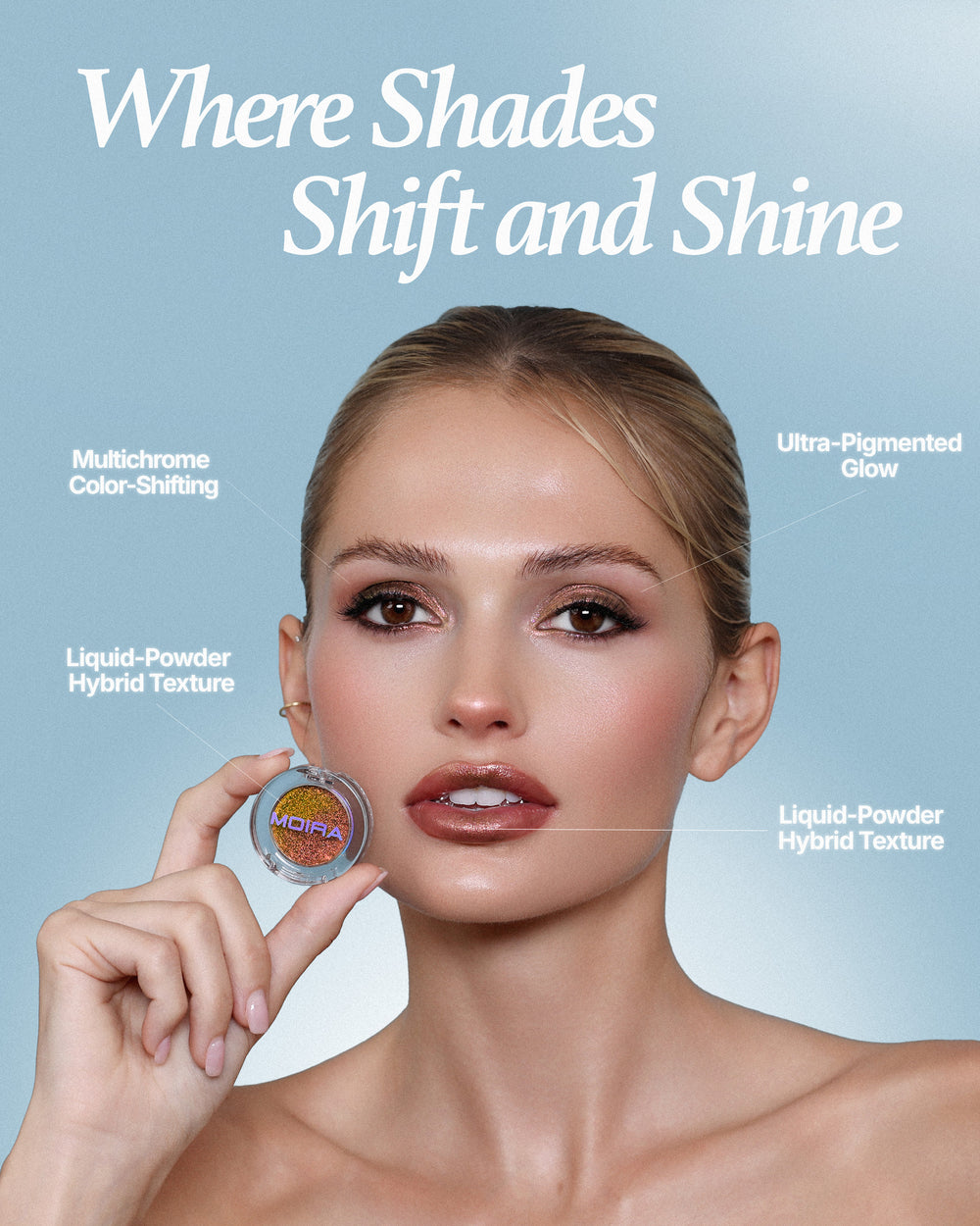 MOIRA SuperNova Glitz Shadow w/Display / 18pcs Display + Tester