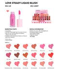 Moira Love Steady Liquid Blush w/ Display 54pcs
