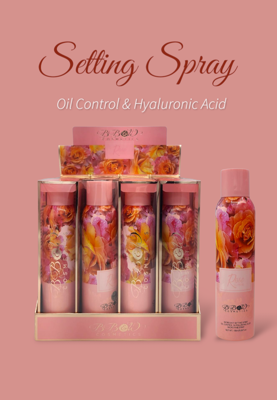 BB&W Rose Setting Spray | 11pcs Display + Tester