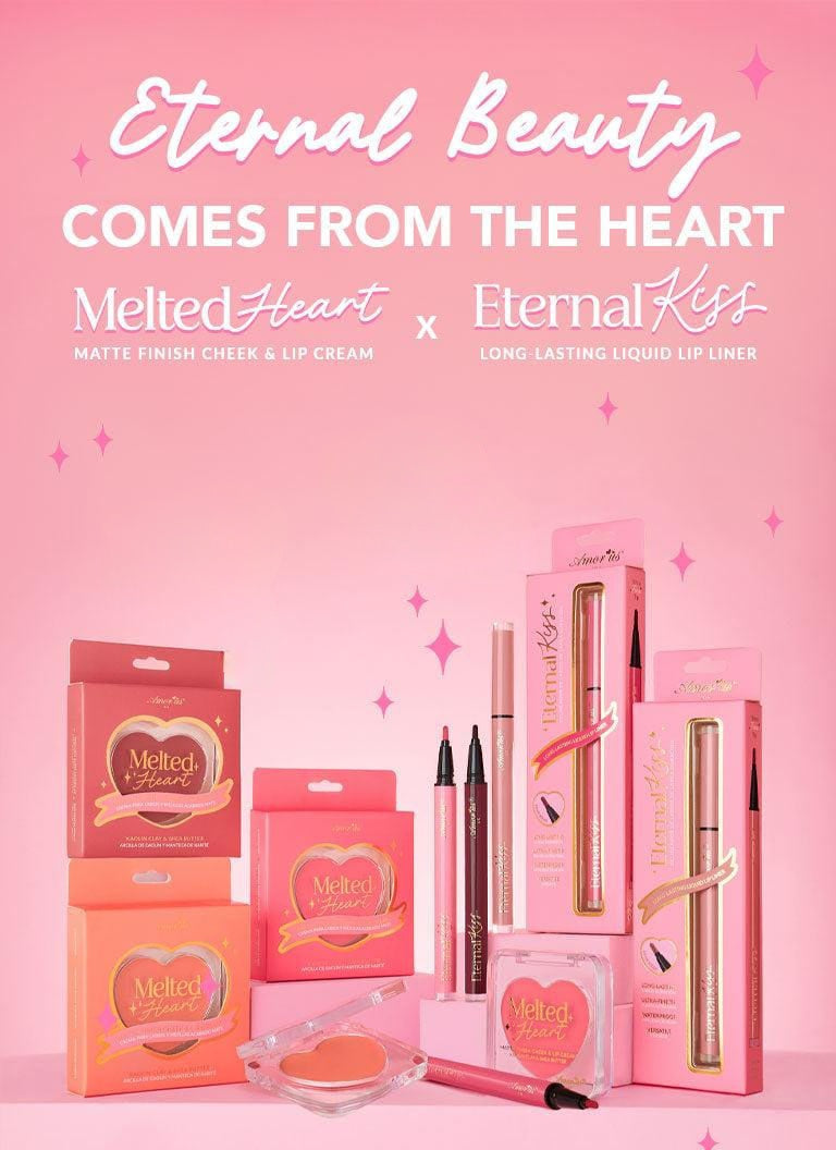 AMORUS Melted Heart Matte Finish Cheek & Lip Cream / 36pcs Display  + Tester free