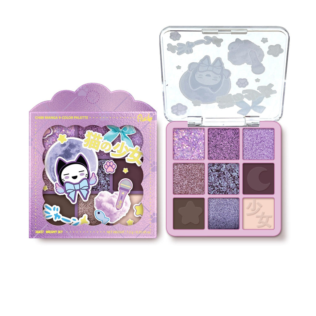 RUDE Chibi Manga Shadow Palette w/ Display 48pcs Display + Tester free