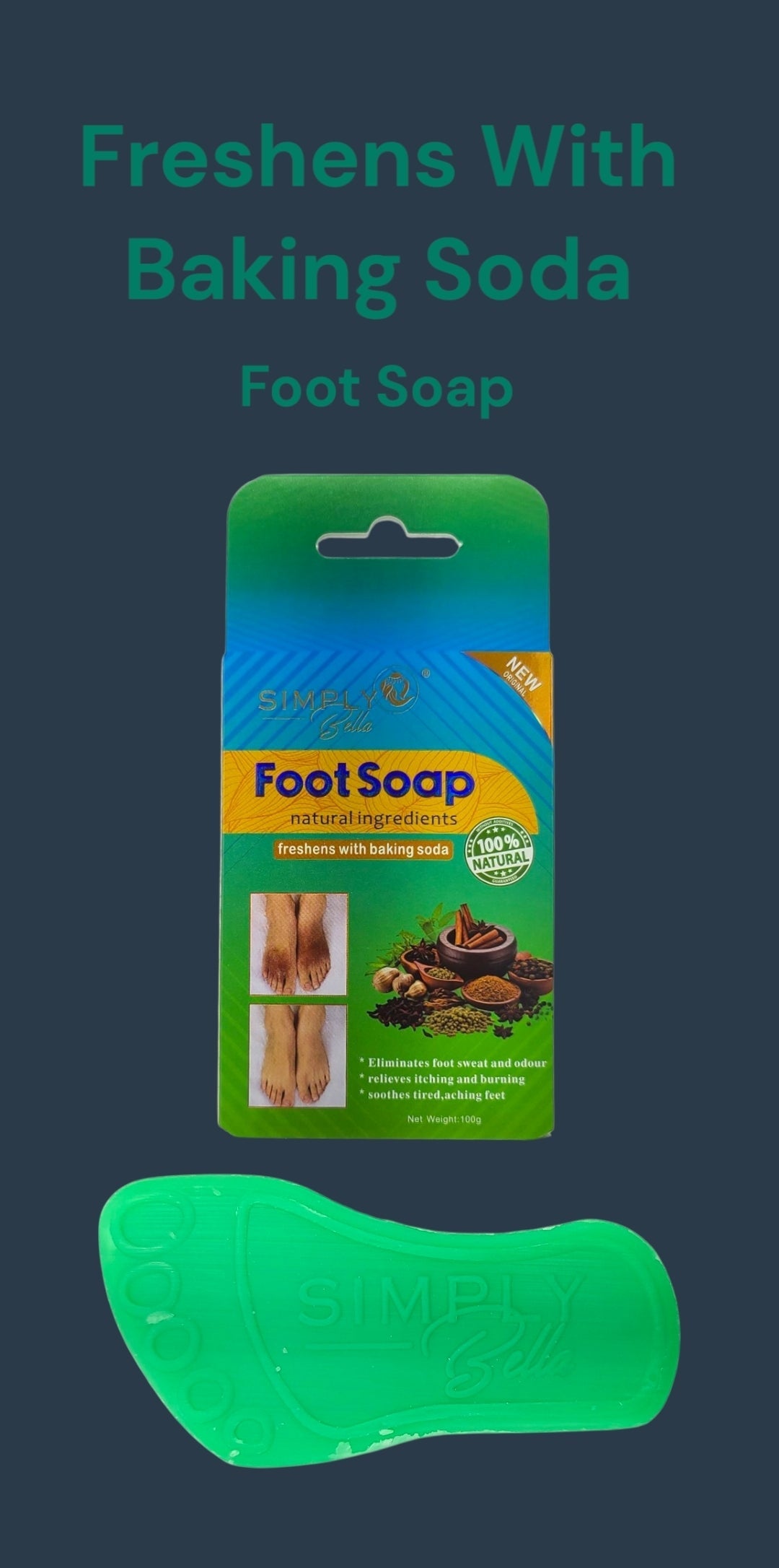 SIMPLY BELLA Foot Soap | 12pcs Display