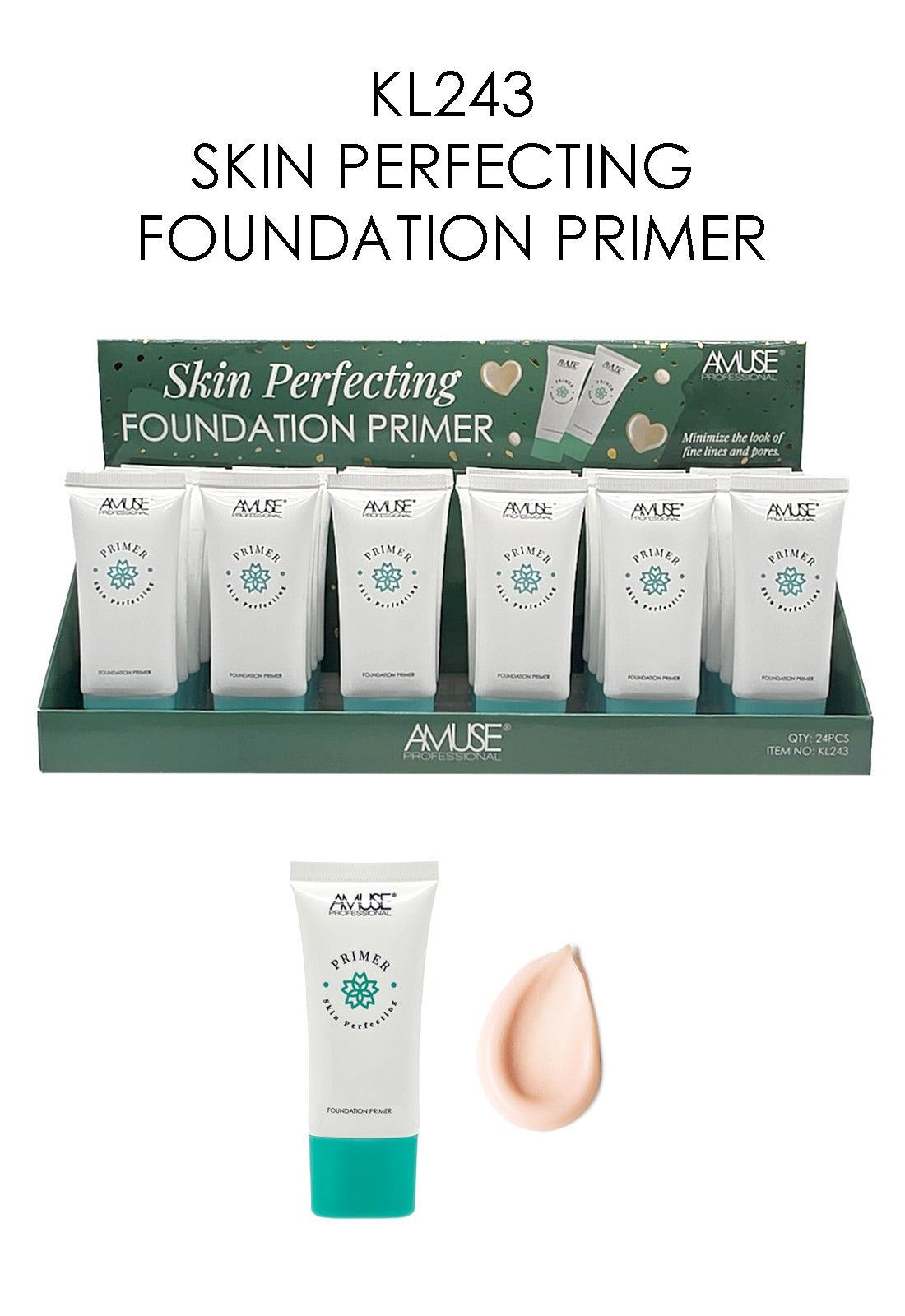 AMUSE Foundation Primer / 24pcs Display