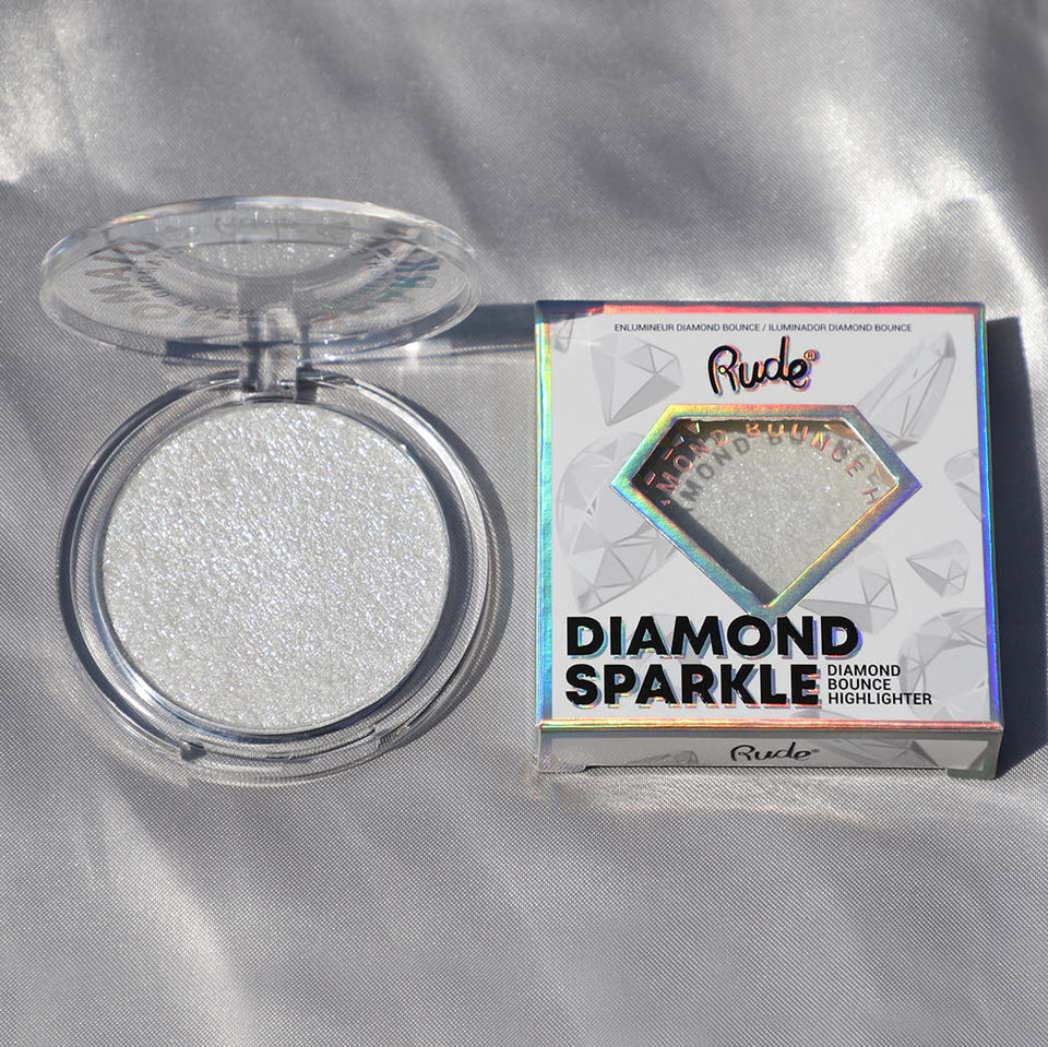 RUDE Diamond Sparkle Highlighter w/Display  36pc Display + Tester
