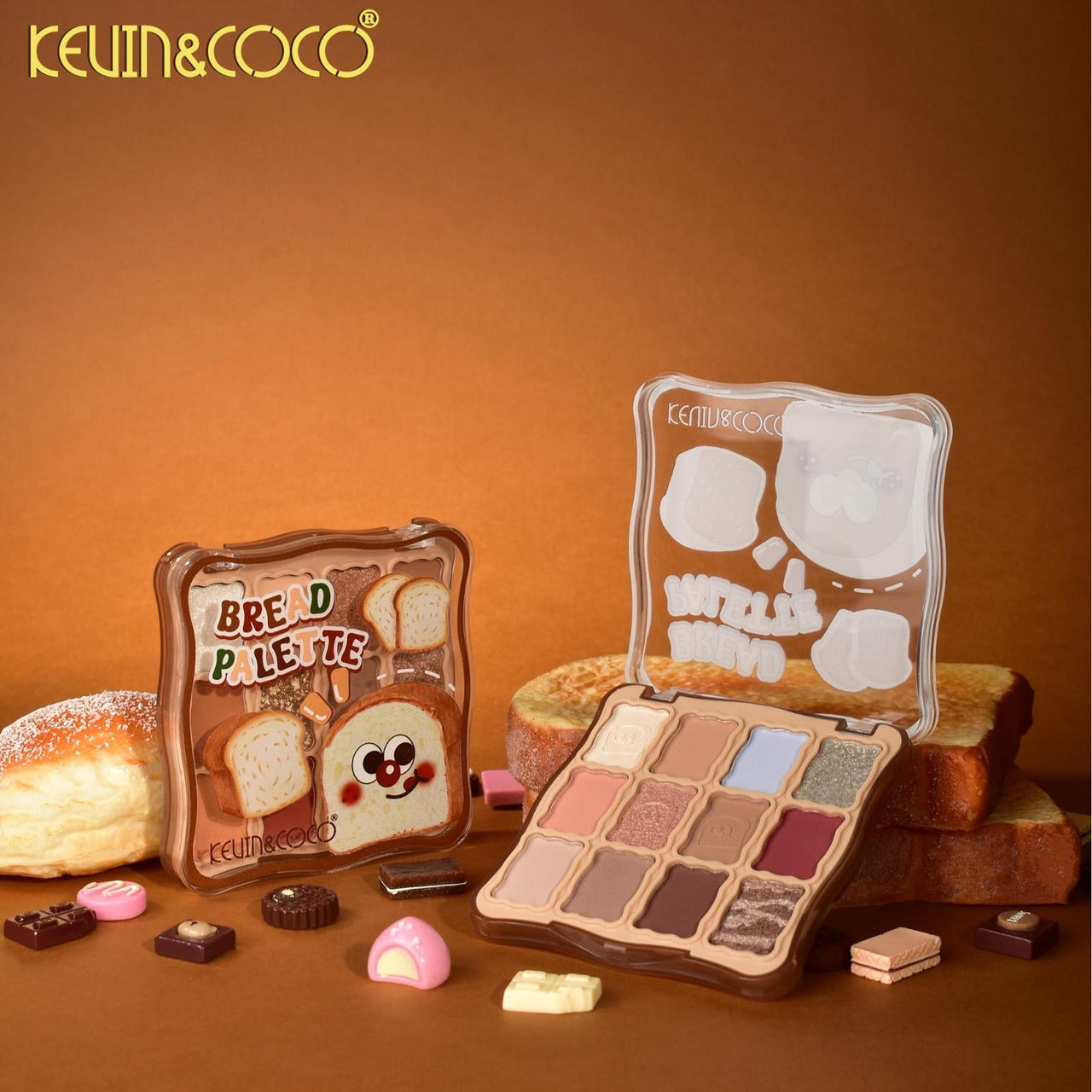 KEVIN&COCO Bread Eyeshadow Palette / 12pcs Display