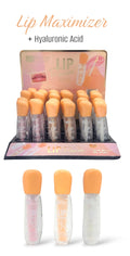 MALIBU GLITZ Lip Revive + Hyaluronic acid / Lip Maximizer / 24pcs Display