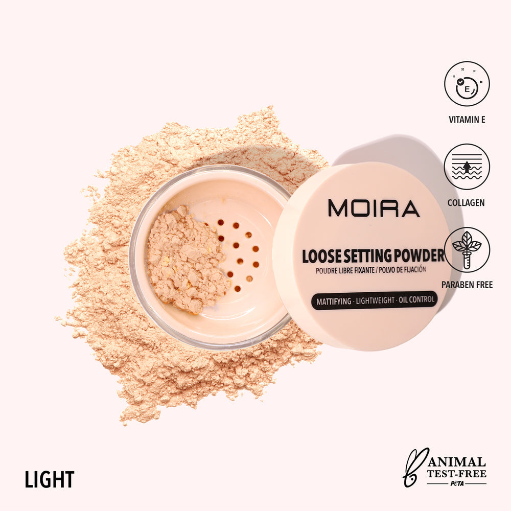MOIRA Loose Setting Powder w/Display  24pcs Display + Tester