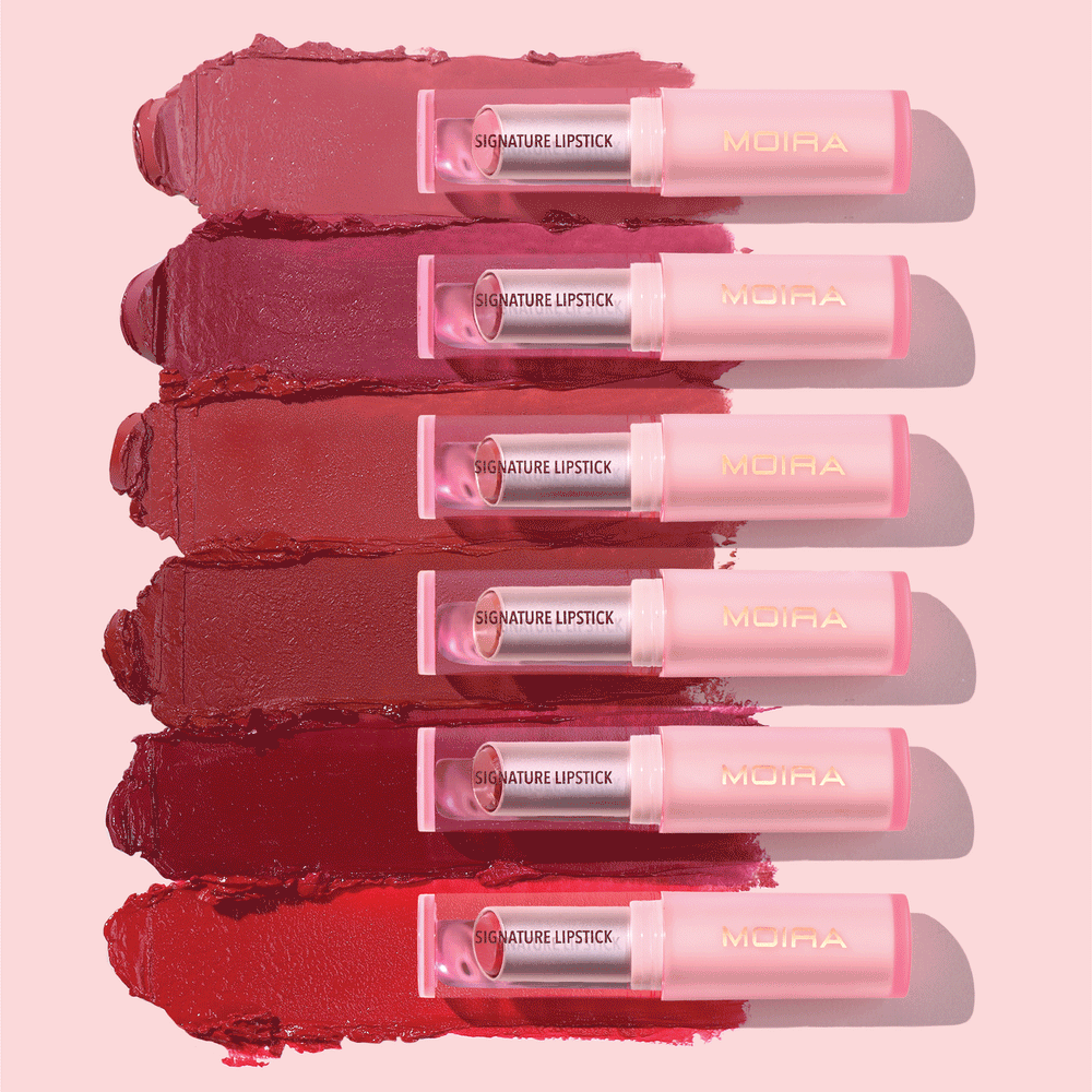 MOIRA Signature Lipstick Balm Texture  + Lip Shine w/ Display 144pcs Display + Tester