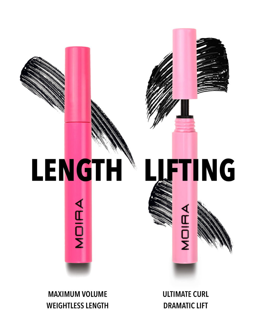 MOIRA Maximum Volume & Lifting Mascara | 3pcs Pack