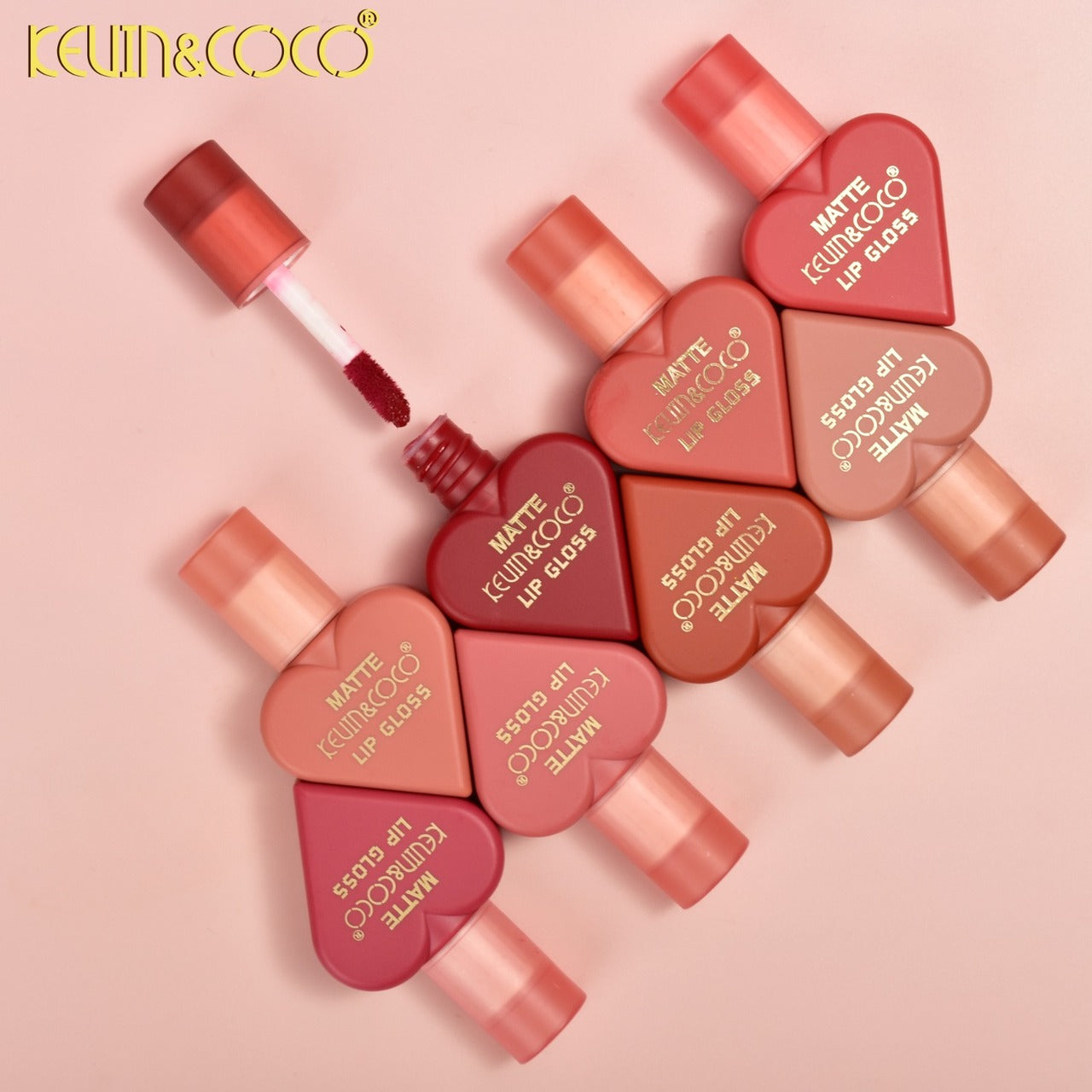 KEVIN&COCO Love Matte LipGloss / 6set Display