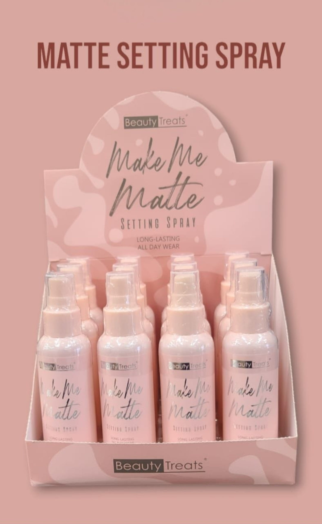 BEAUTY TREATS Make Me Matte Setting Spray / 12pcs Display