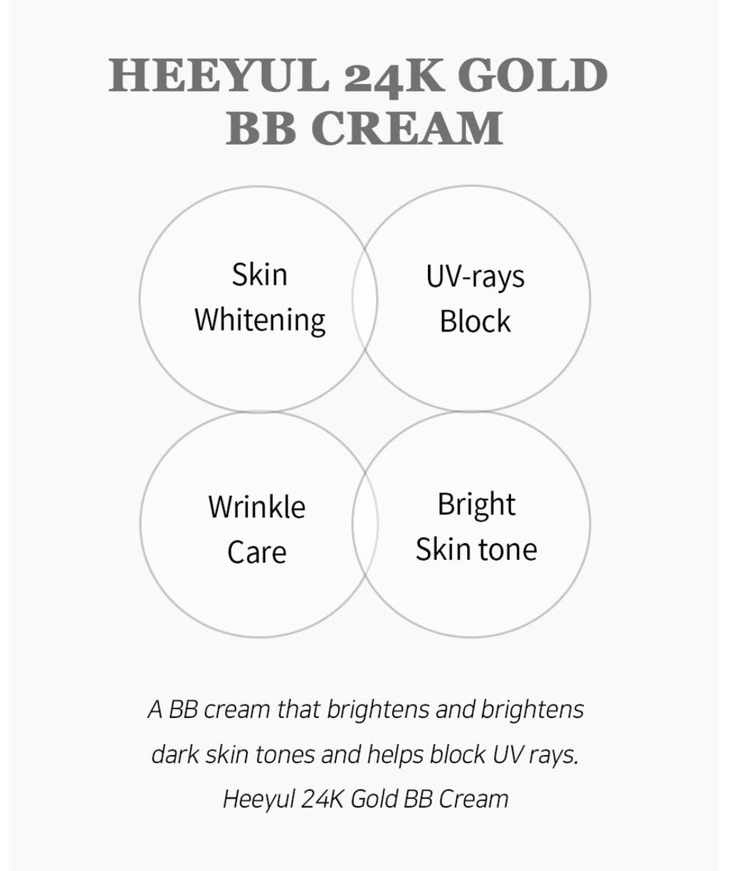 LEBELAGE HEEYUL 24K Gold BB Cream SPF50+ PA+++ 30ml
