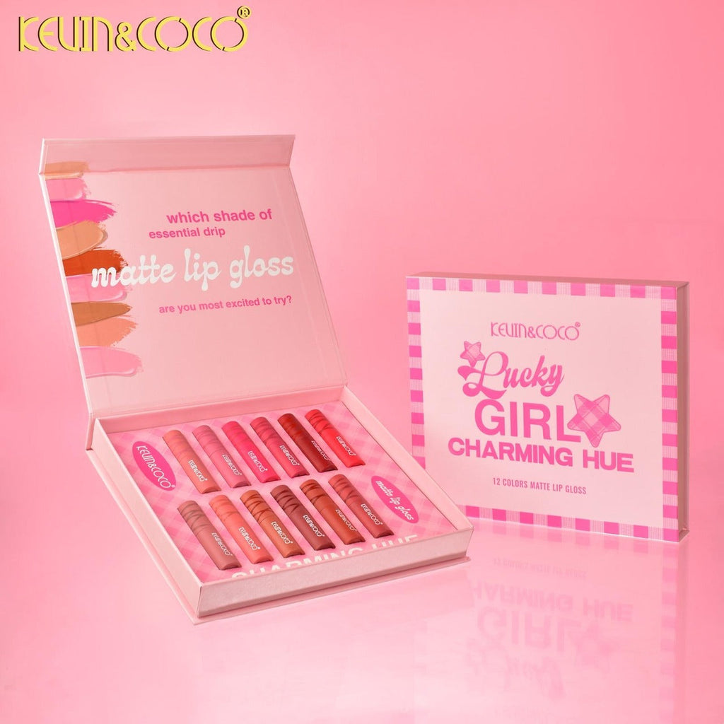 KEVIN&COCO Lucky Girl Charming Hue Matte Lip Gloss Set