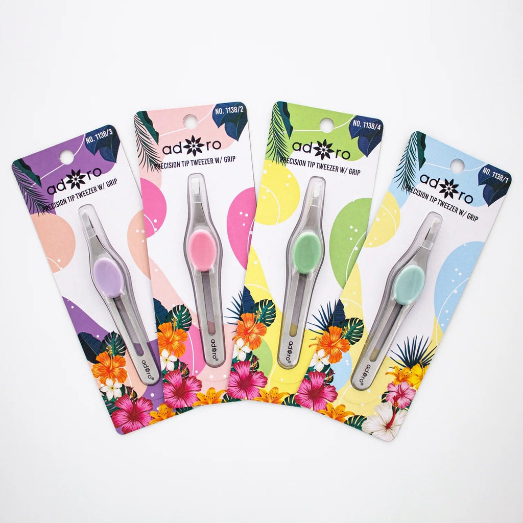 ADORO Precision Tip Tweezer #1138 | 12pcs pack