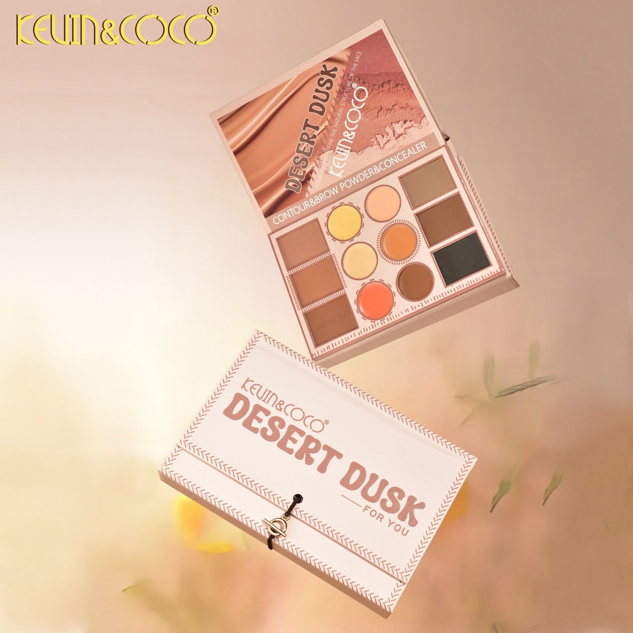 KEVIN&COCO Desert Dust Face & Shadow Palette