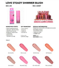 MOIRA Love Steady Shimmer Blush w/Display 24pcs Display + Tester