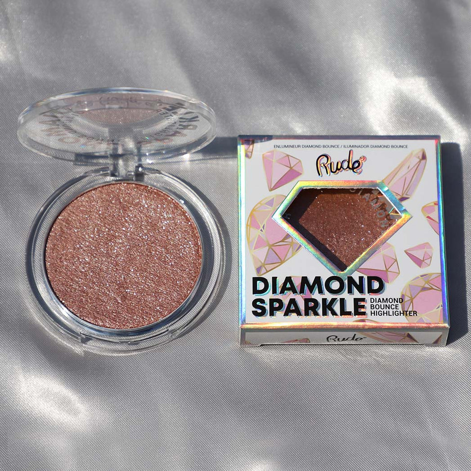 RUDE Diamond Sparkle Highlighter w/Display  36pc Display + Tester