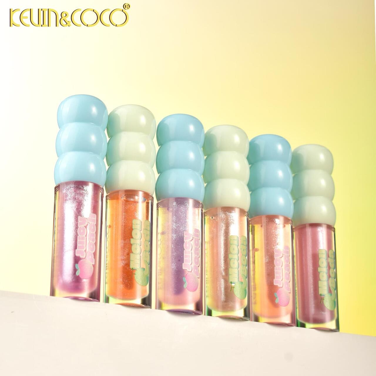 KEVIN & COCO Lip Glaze Lip Gloss Set / 24pcs Display