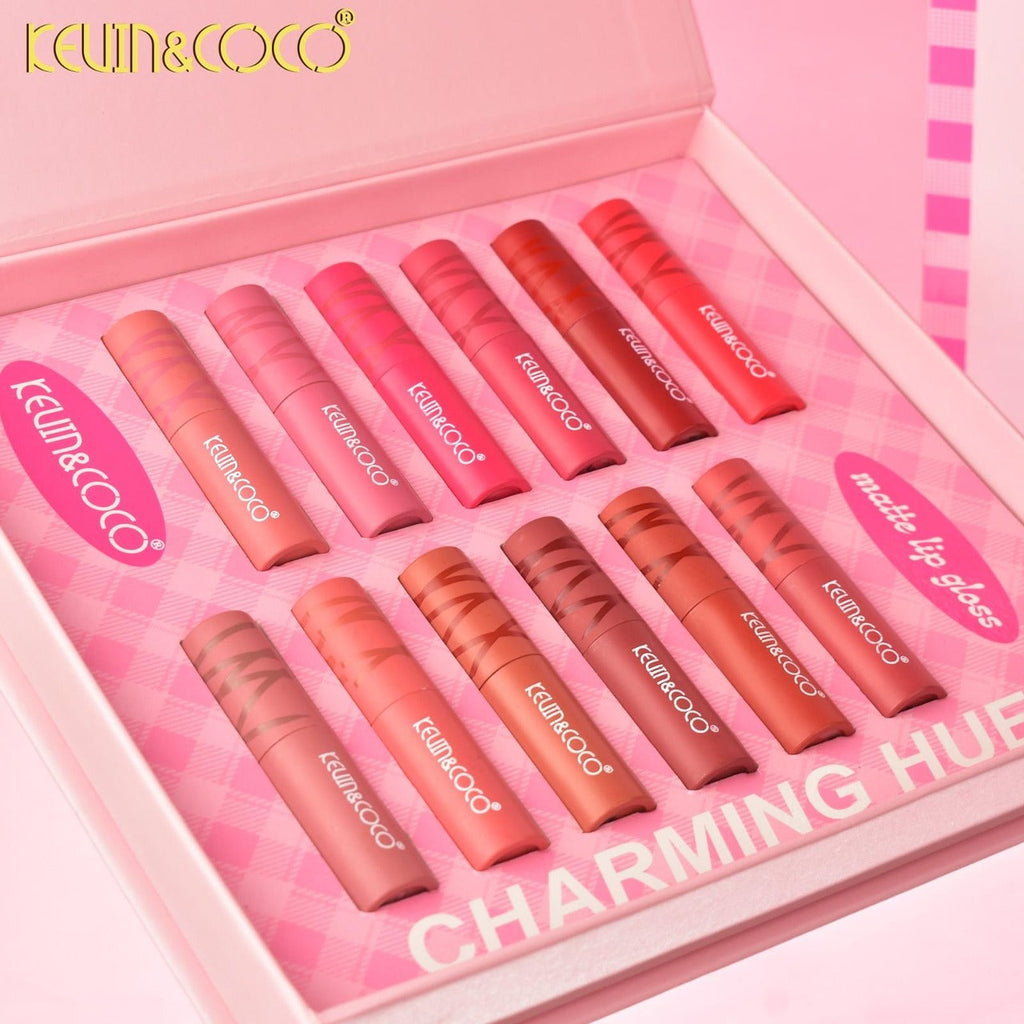 KEVIN&COCO Lucky Girl Charming Hue Matte Lip Gloss Set