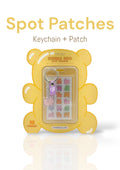 CELAVI Bubble Zoo Spot Patches + Keychain + Patch Case / 12 pack