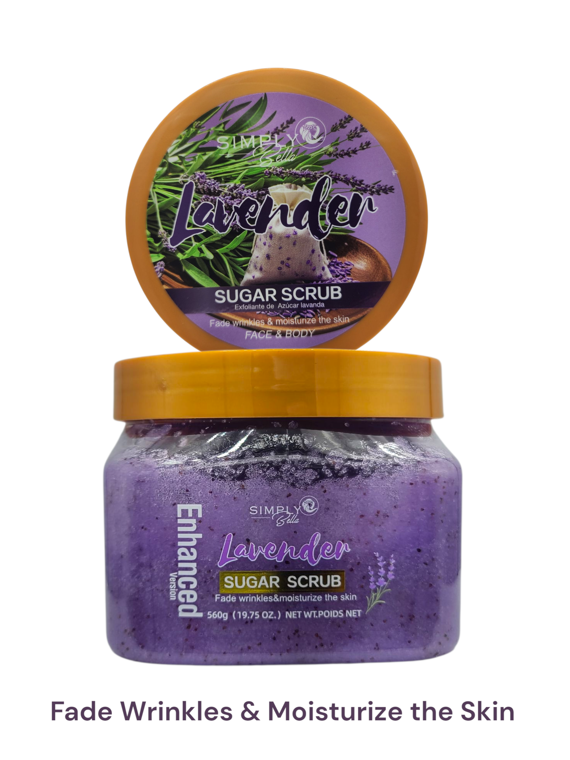 SIMPLY BELLA Lavander Sugar Scrub 560G
