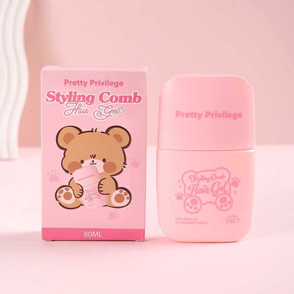 PRETTY PRIVILEGE Styling Comb Hair Gel 80ml / 12pcs Display
