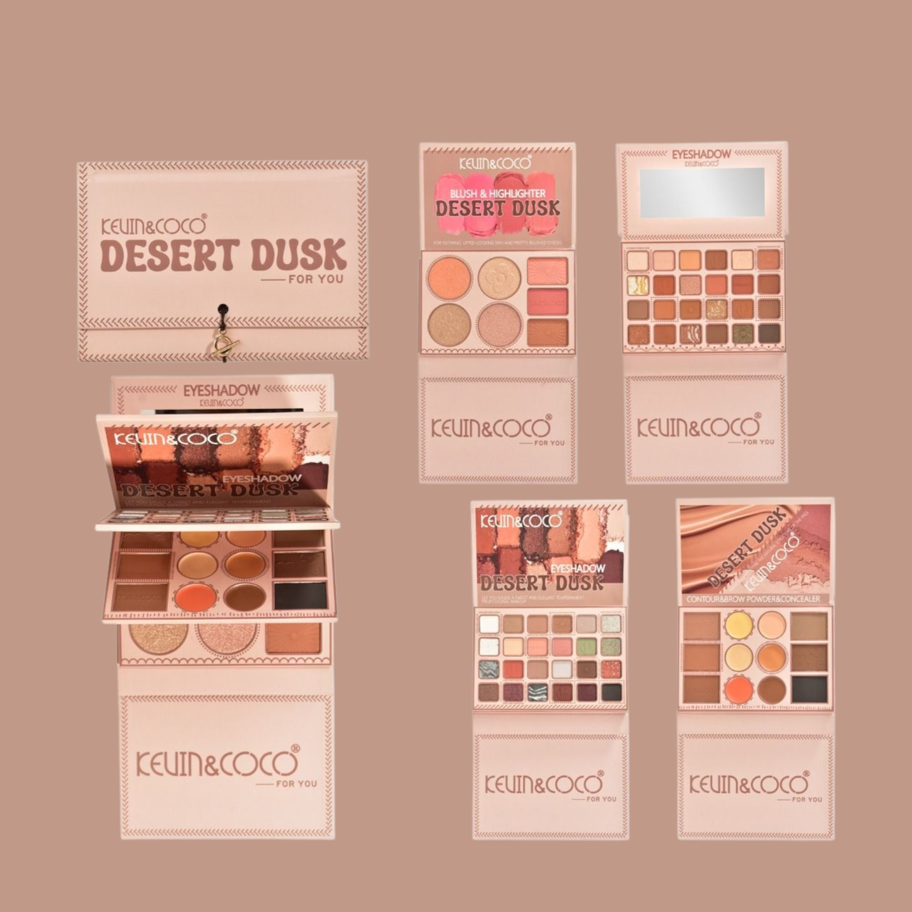 KEVIN&COCO Desert Dust Face & Shadow Palette