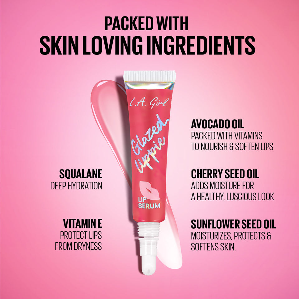 L.A. Girl Glazed Lippie Lip Serum #GPD545B | 36pcs Display