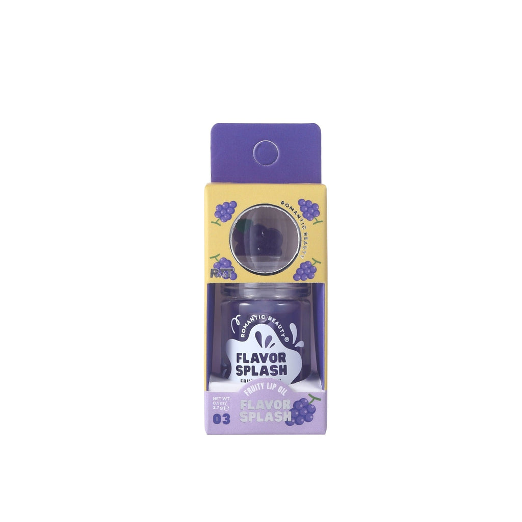 ROMANTIC BEAUTY Flavor Splash Fruity Lip Oil / 24pcs Display