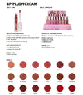 MOIRA Lip Plush Cream #LPCSET w/ Display / 108pcs Display  + Tester