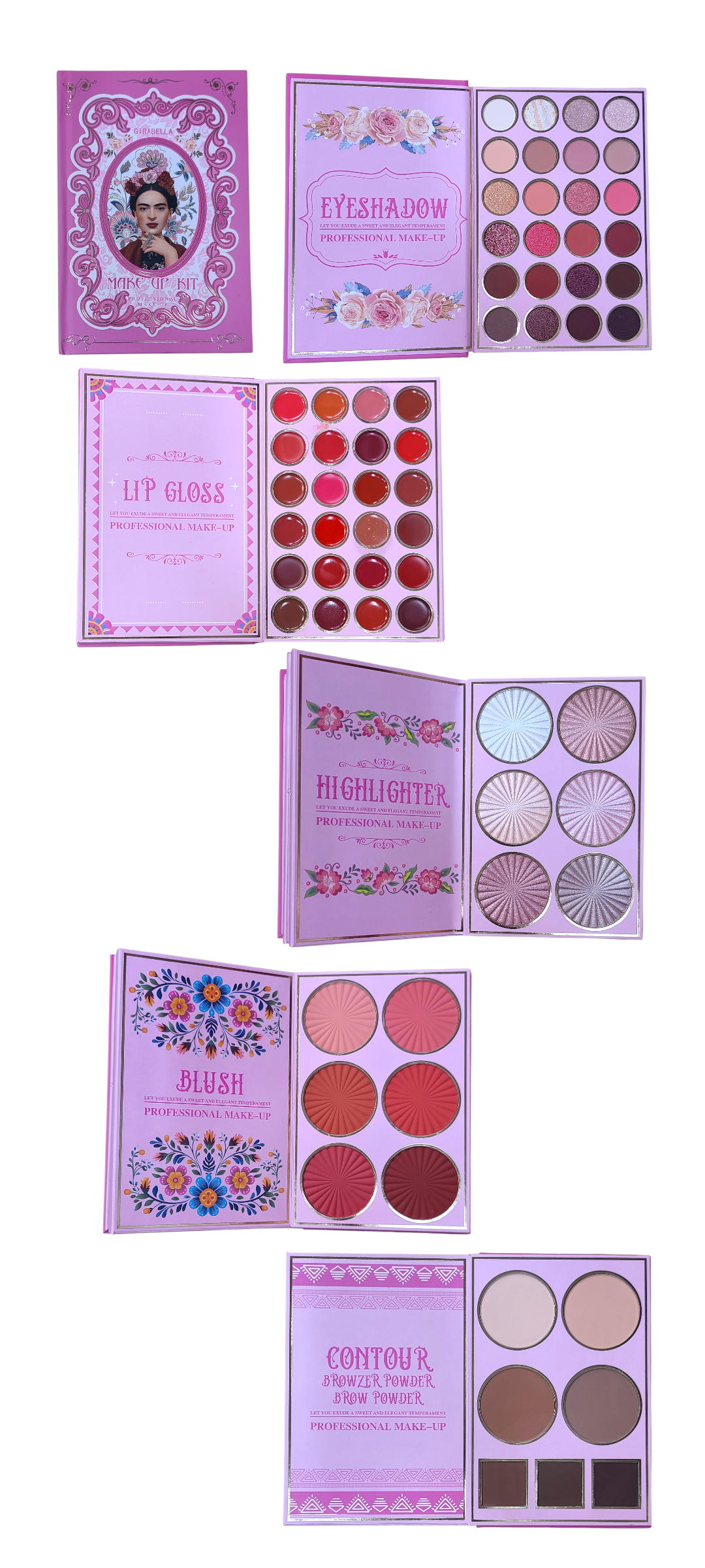 GIRABELLA Makeup Kit Face palette