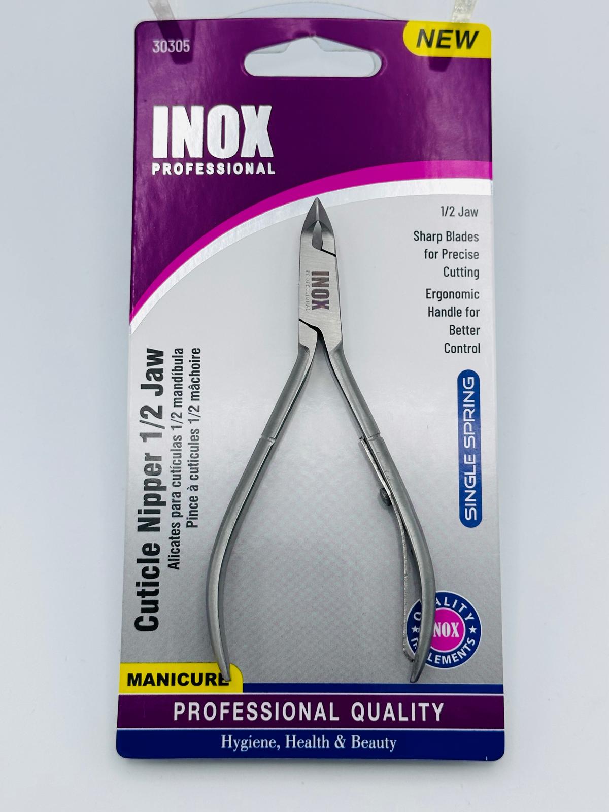INOX Cuticle Nipper 1/2 Jaw #30305 /12pcs Display
