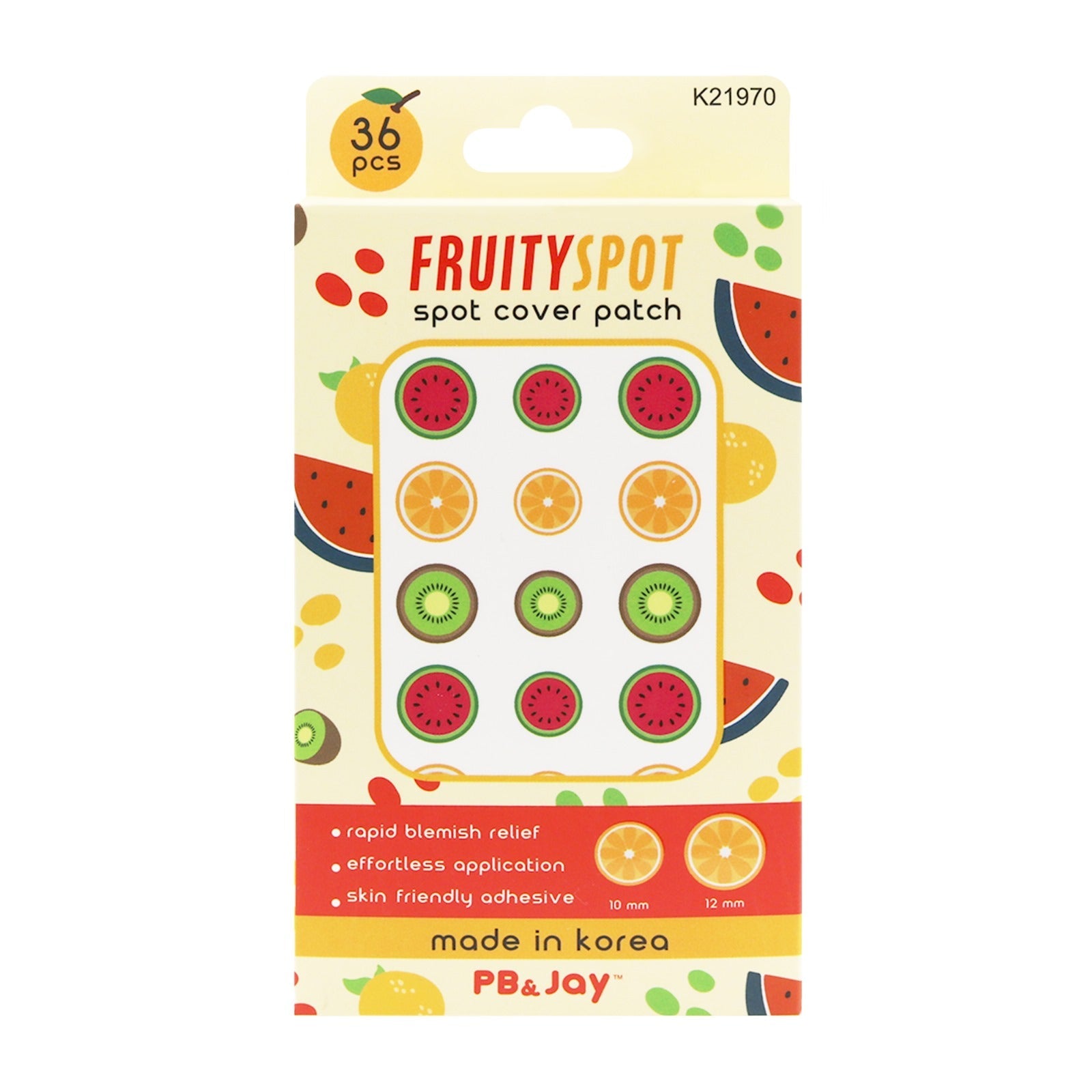PB&JAY Fruity Patch Spot Cover Patch / 12pcs Display
