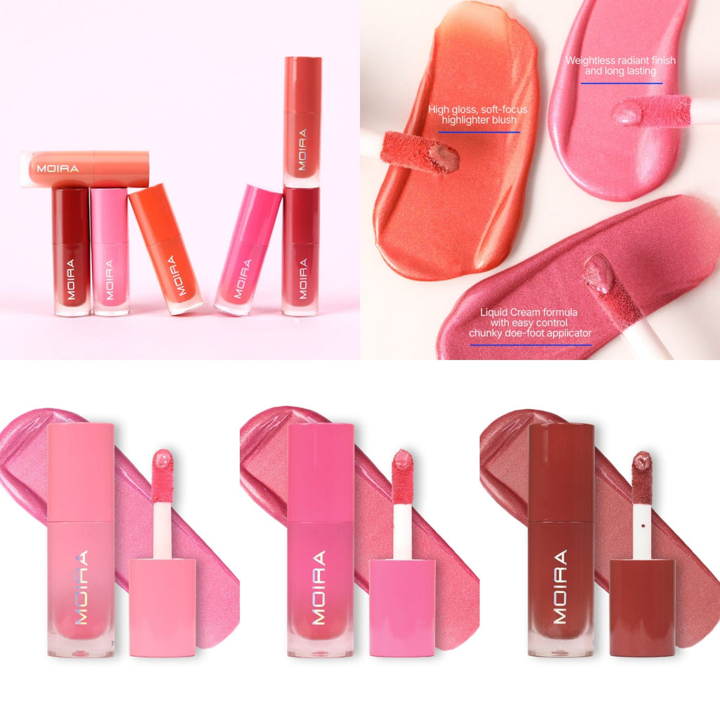 MOIRA Love Steady Shimmer Blush | Refills | 3pcs pack