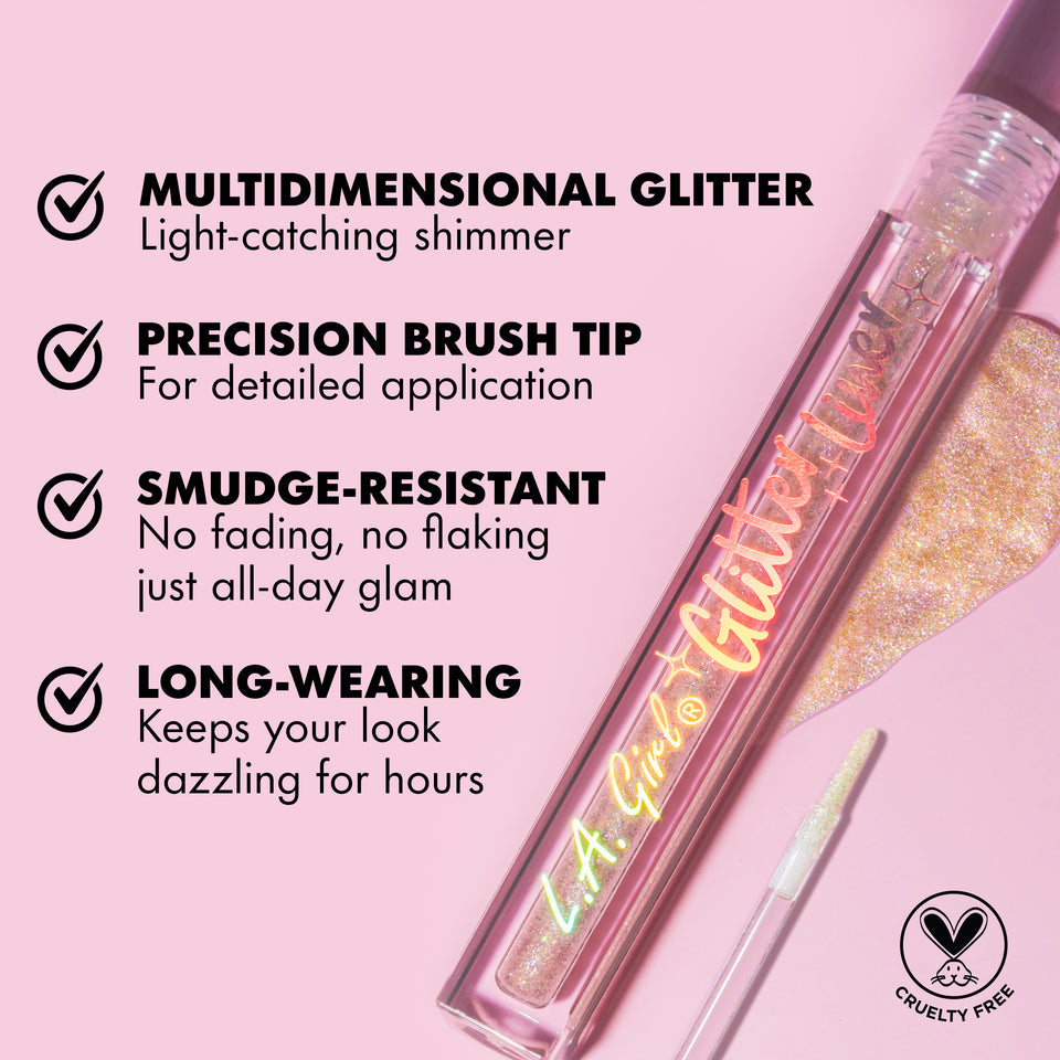 L.A. GIRL Blissful Duo Liner + Glitter liners #GPD546 w/Display 30pcs Display