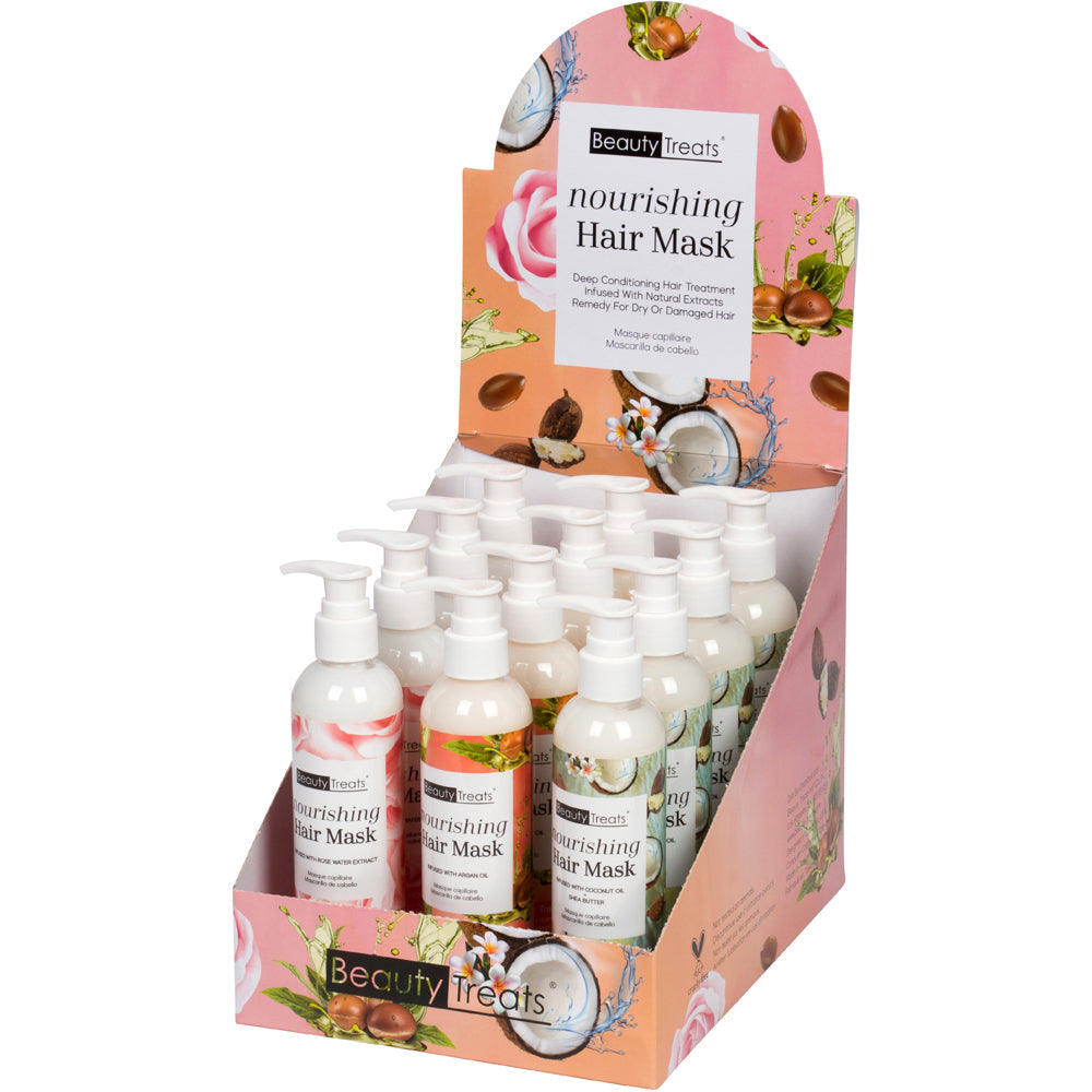 BEAUTY TREATS Nourishing Hair Mask  / 12pcs Display