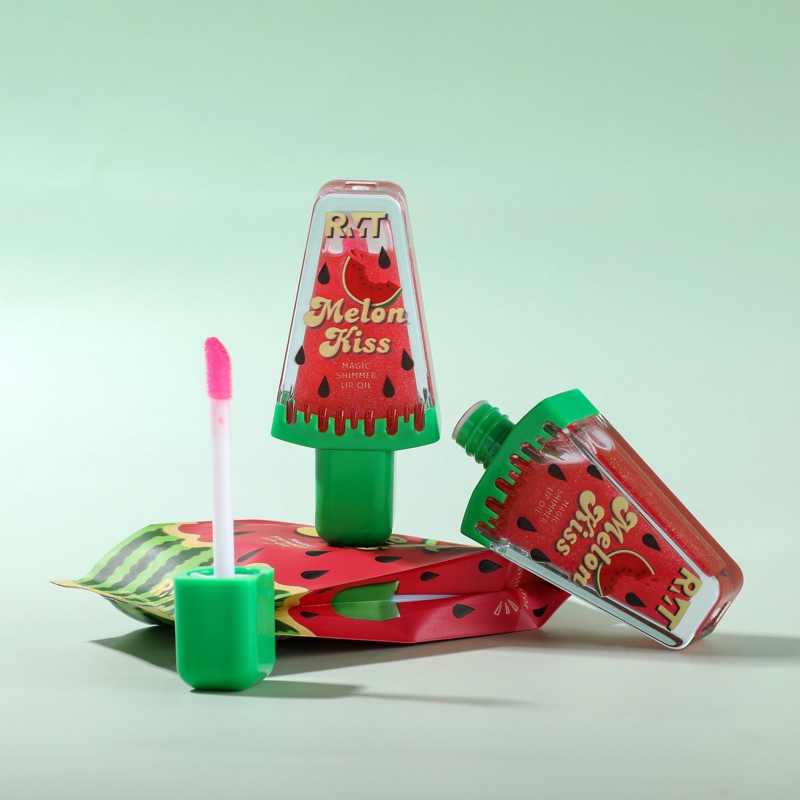 ROMANTIC BEAUTY Melon Kiss Magic Shimmer Lip Oil