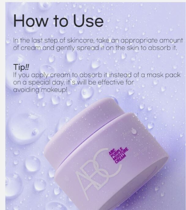 ESFOLIO ABC Purple Moisture Cream Purple 100g